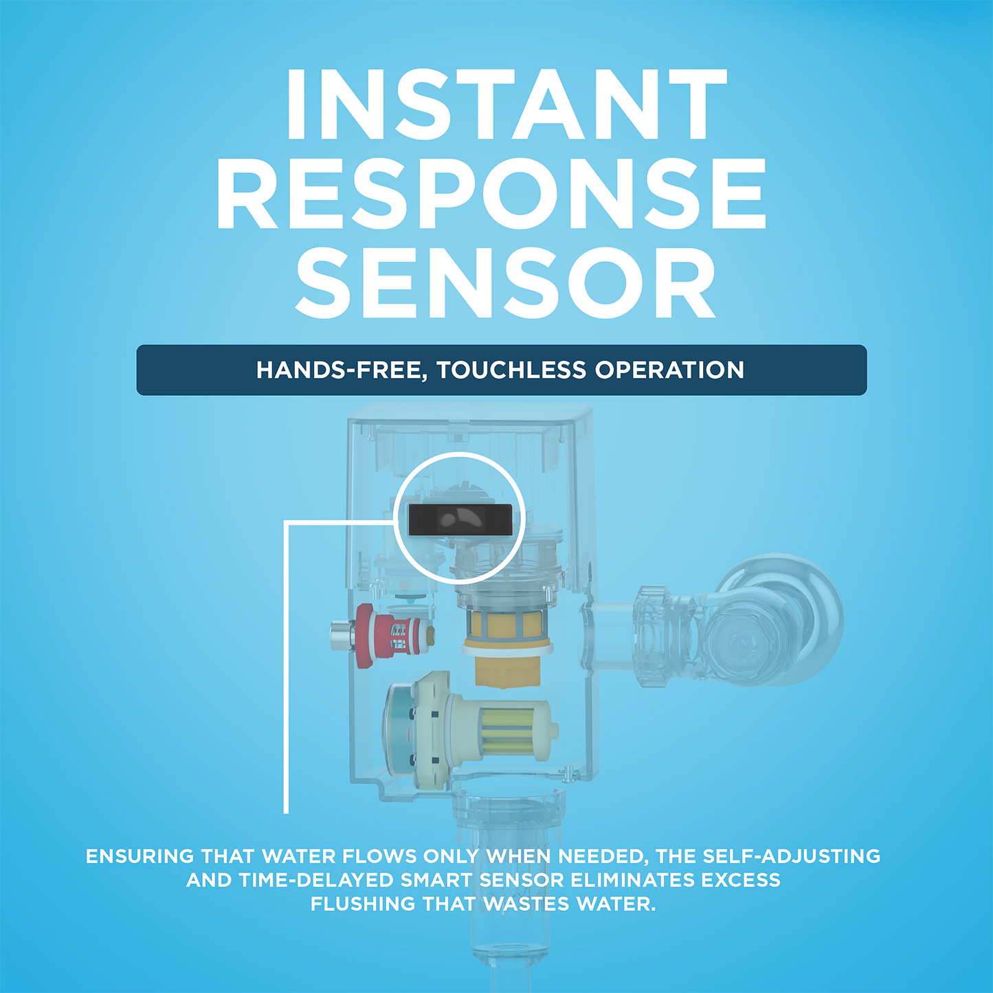 TOTO TET1LB32#CP Ecopower Touchless 1.28 Gpf Toilet Flushometer Valve And 12 Inch Vacuum Breaker Set - Polished Chrome