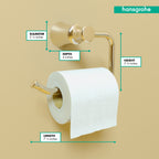 HANSGROHE 04787830 Joleena Toilet Paper Holder - Polished Nickel