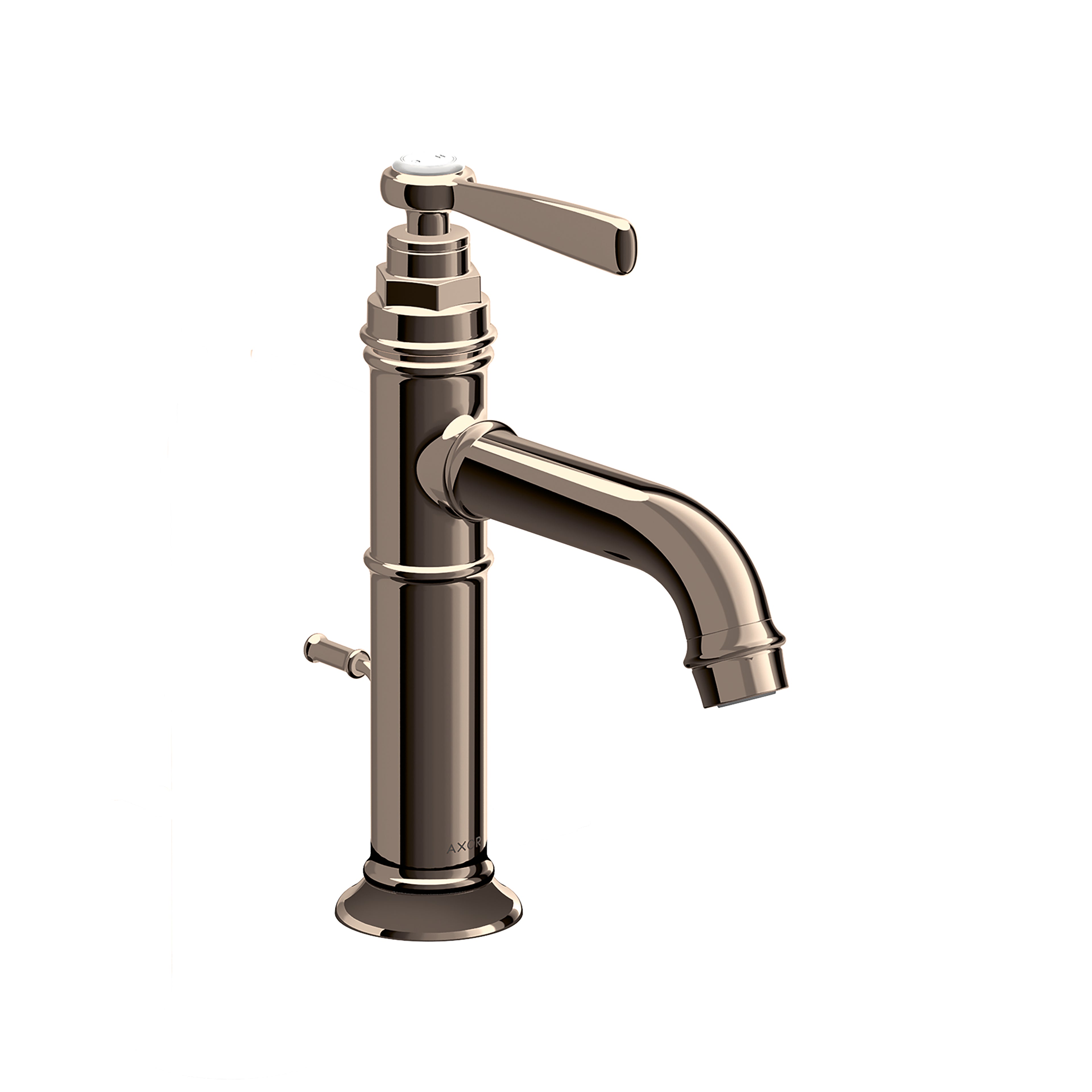 AXOR 16515831 Montreux Single-Hole Faucet 100 with Pop-Up Drain, 1.2 GPM - Polished Nickel