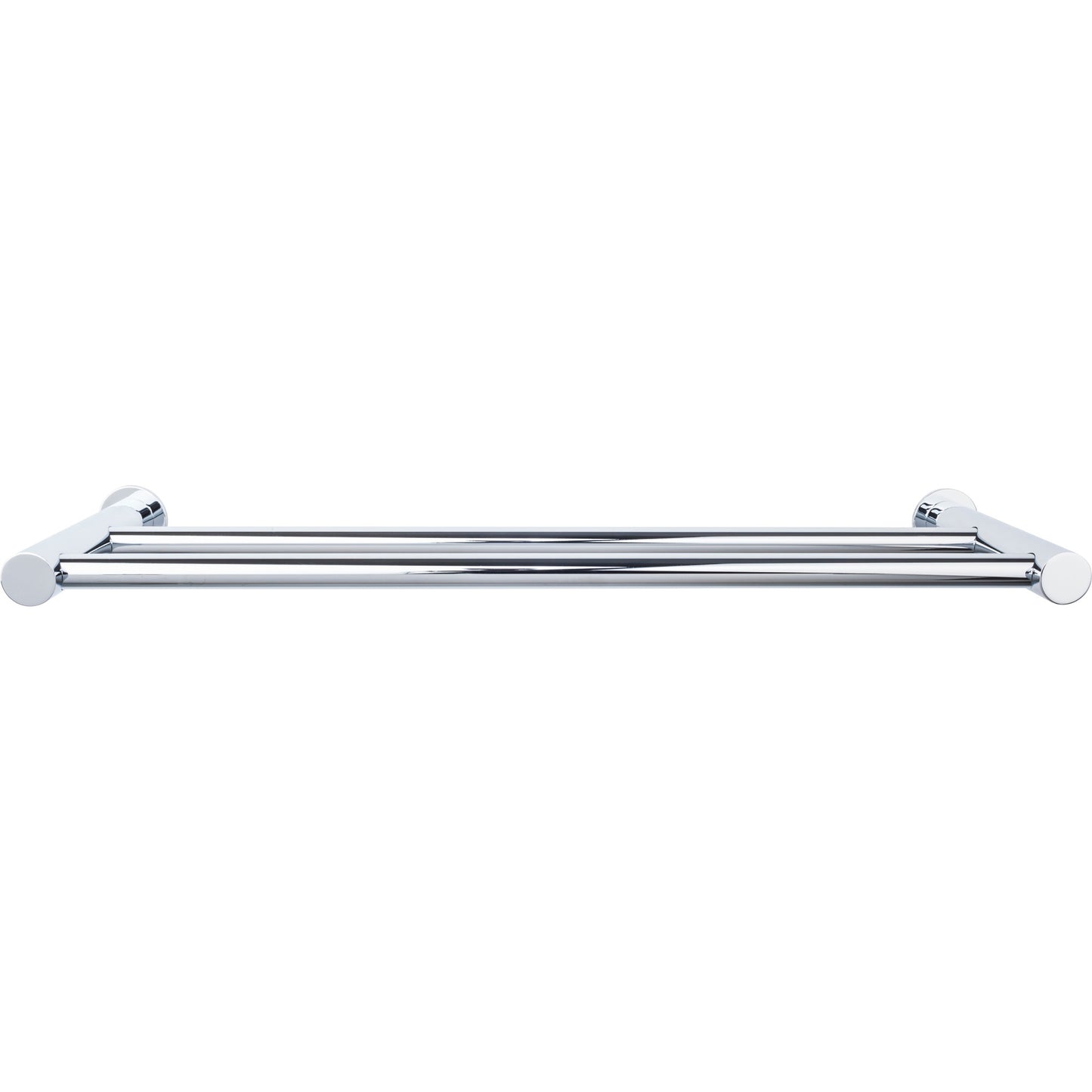 TOP KNOBS HOP9PC TOP BATH (R) Hopewell Bath Double 25 1/2" Wall Mounted Towel Bar - Polished Chrome