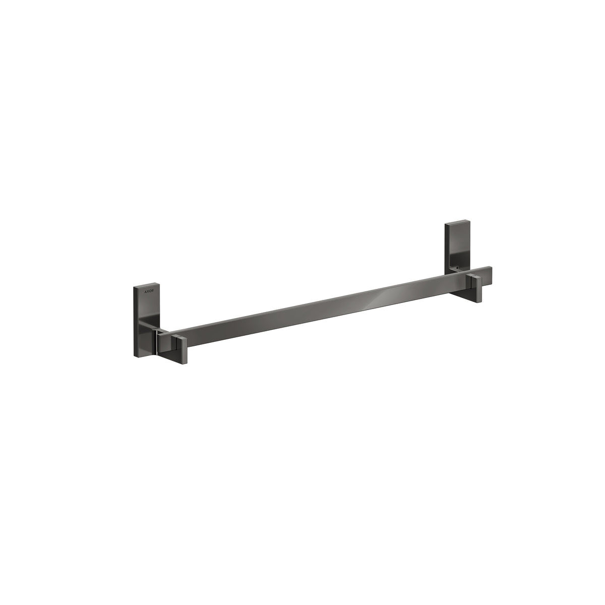 AXOR 42661330 Universal Rectangular Towel Bar, 24" - Polished Black Chrome