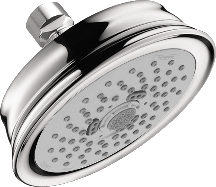 HANSGROHE 04930000 Croma 100 Classic Showerhead 3-Jet, 1.5 GPM - Chrome