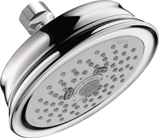 HANSGROHE 04930000 Croma 100 Classic Showerhead 3-Jet, 1.5 GPM - Chrome