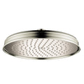 AXOR 28374831 Montreux Showerhead 240 1-Jet, 1.75 GPM - Polished Nickel