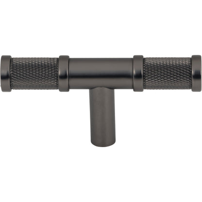 TOP KNOBS TK3231AG Burnham 3" Length Bar Knob - Ash Gray