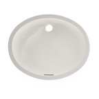 TOTO LT597G#11 Dantesca Oval Undermount Bathroom Sink With Cefiontect - Colonial White