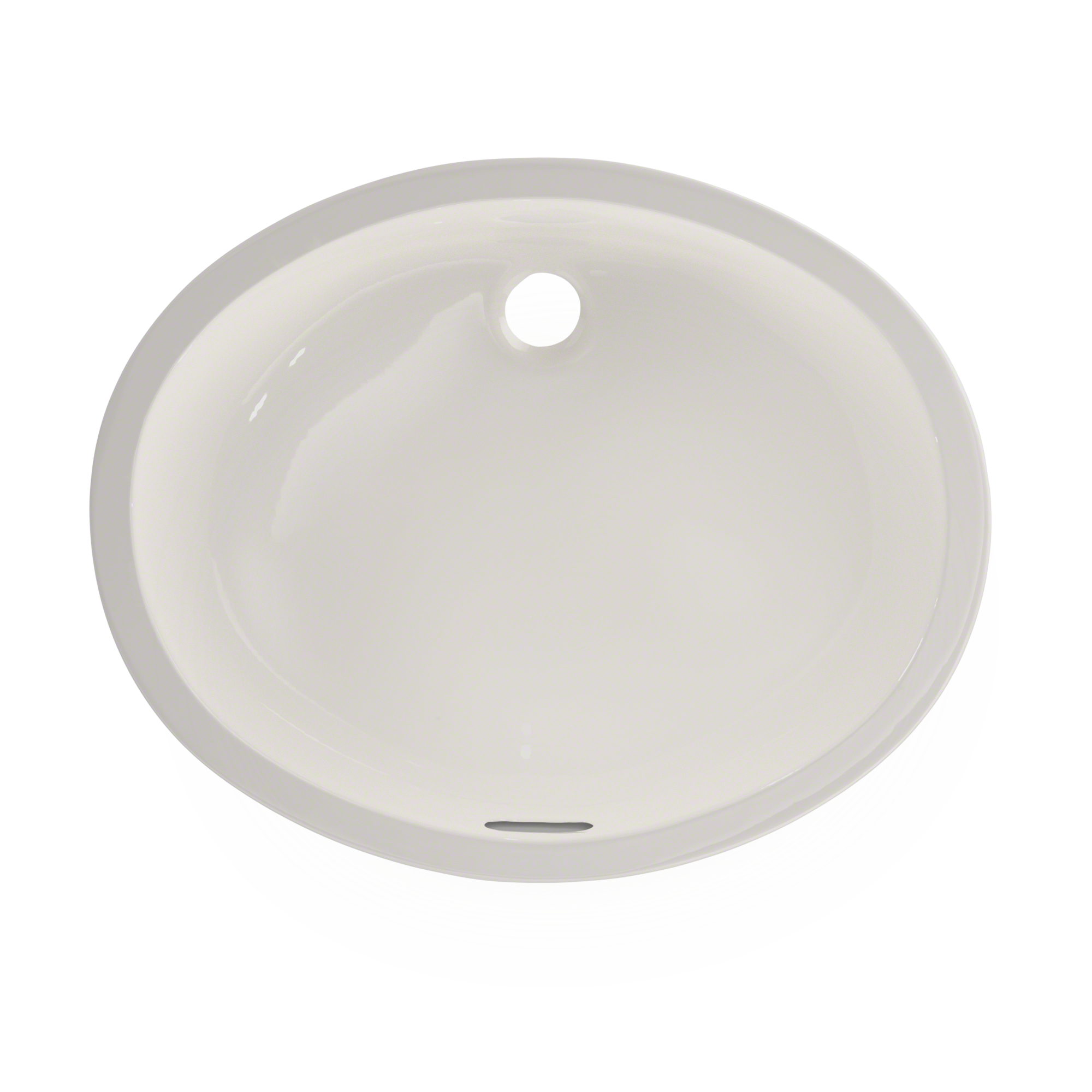 TOTO LT597G#11 Dantesca Oval Undermount Bathroom Sink With Cefiontect - Colonial White