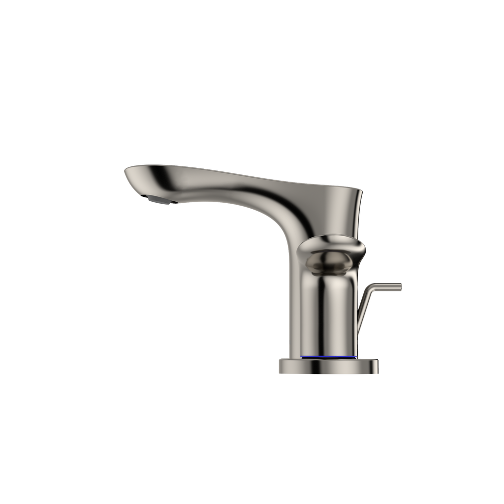 TOTO TLG01201U#PN Go Series 1.2 Gpm Two Handle Widespread Bathroom Sink Faucet With Drain Assembly - Polished Nickel
