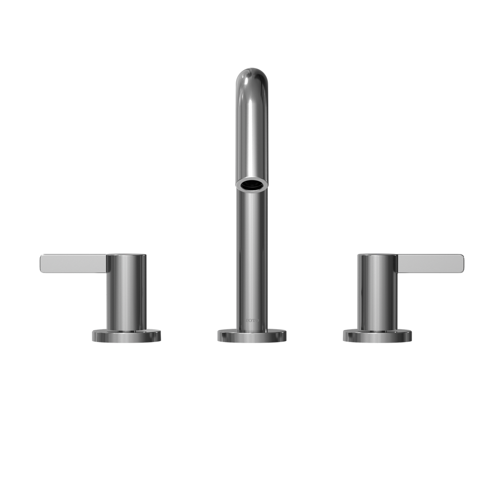 TOTO TLG11201UA#CP Gf Series 1.2 Gpm Two Lever Handle Widespread Bathroom Sink Faucet - Polished Chrome