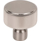 TOP KNOBS TK3250BSN Dempsey 1 1/4" Length Round Knob - Brushed Satin Nickel