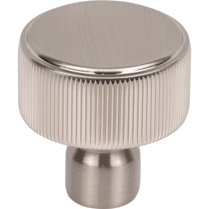 TOP KNOBS TK3250BSN Dempsey 1 1/4" Length Round Knob - Brushed Satin Nickel