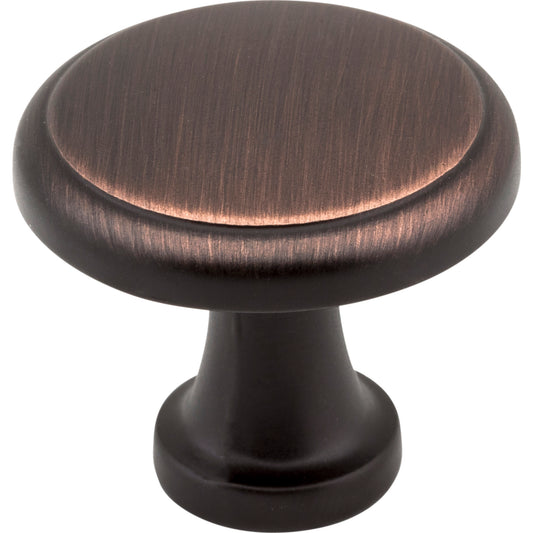 ELEMENTS 3970-DBAC Kenner 1-3/16" Diameter Mushroom Knob - Brushed Oil Rubbed Bronze