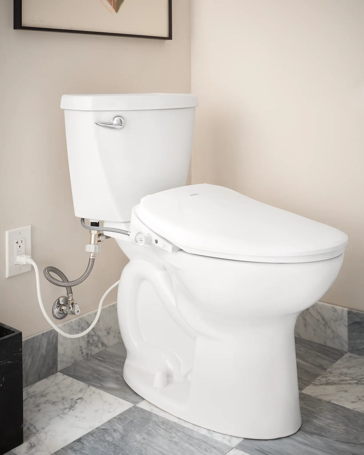 MOEN EB2100-E 5-Series Electronic Bidet Seat - White