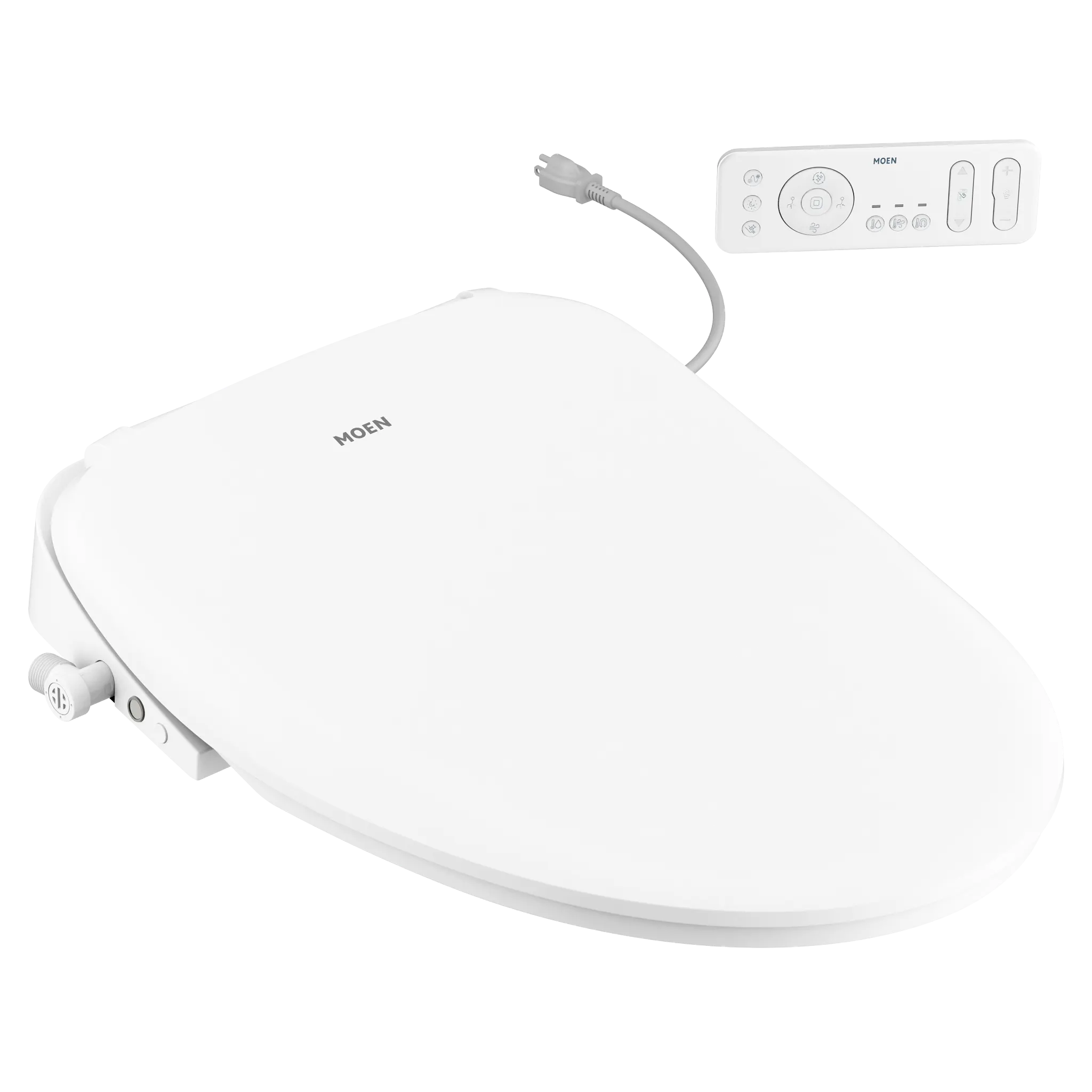 MOEN EB2100-E 5-Series Electronic Bidet Seat - White