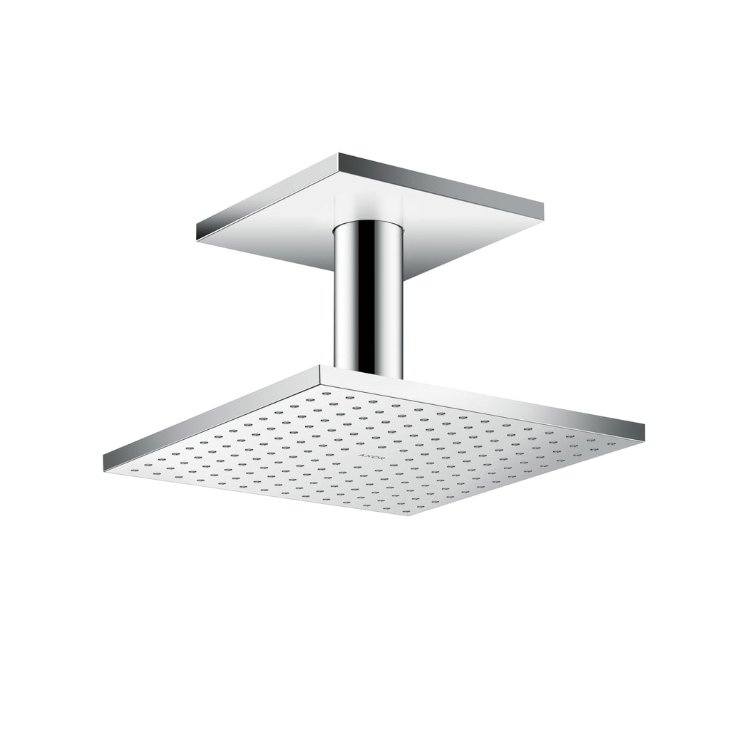 AXOR 35319001 ShowerSolutions Showerhead 250 Square 2-Jet Ceiling Connection, 1.75 GPM - Chrome