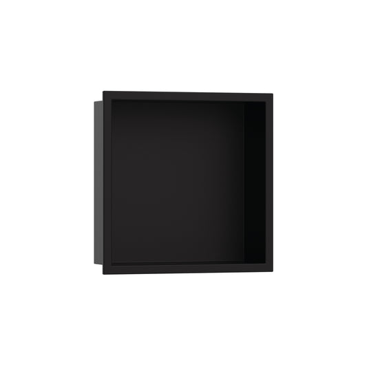 HANSGROHE 56093670 XtraStoris Original Wall Niche with Frame 12"x 12"x 5.5" in Matte Black