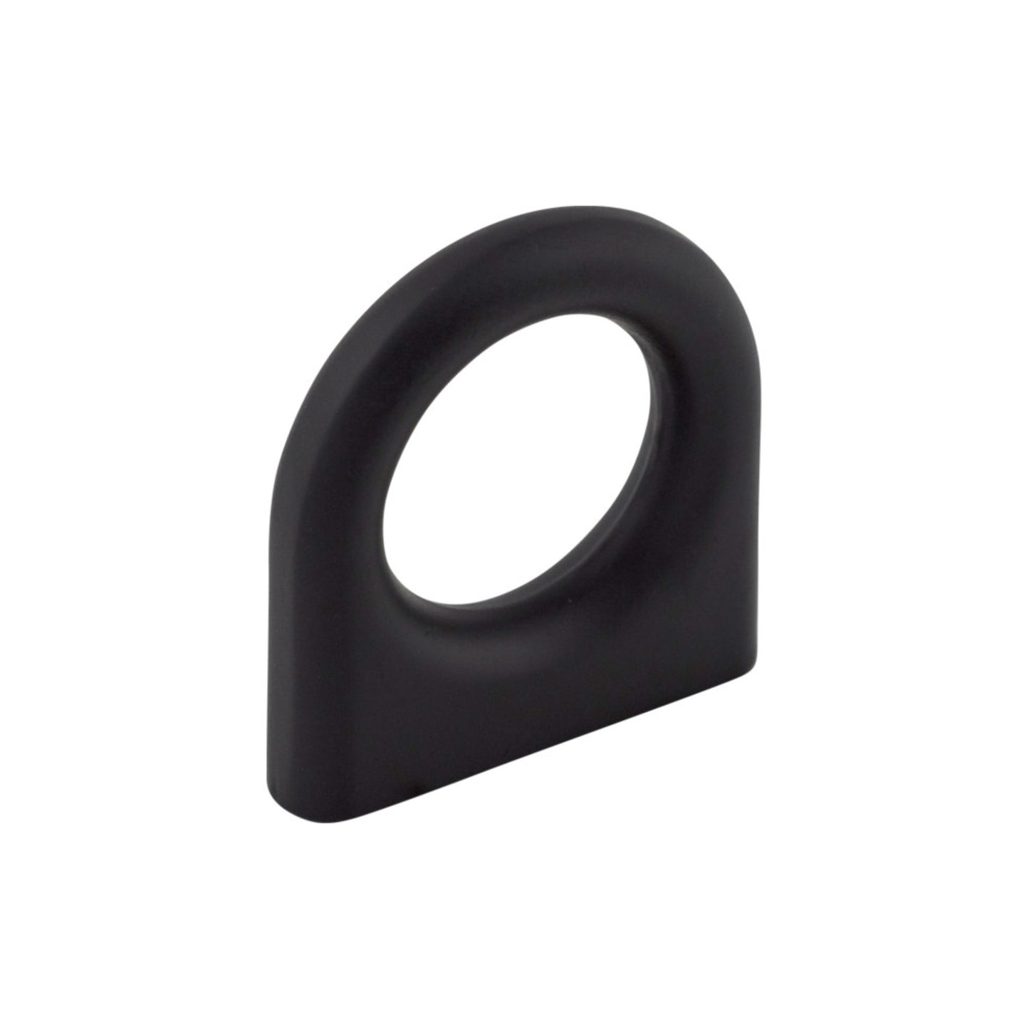 TOP KNOBS M560 Ring 5/8" Center to Center Round Knob - Flat Black