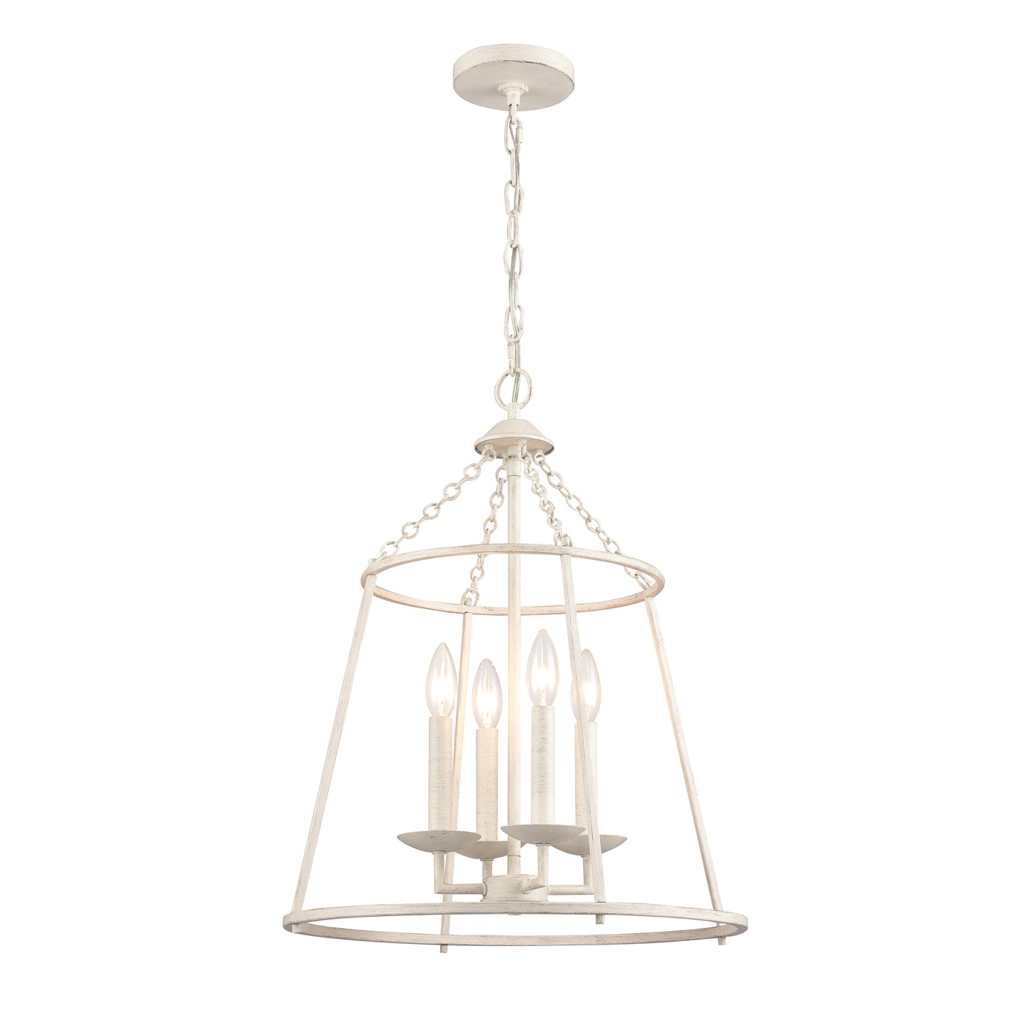 ELK SHOWROOM EC89684/4 Joanie 17.25'' Wide 4-Light Pendant - Antique White