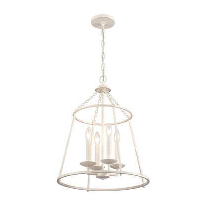 ELK SHOWROOM EC89684/4 Joanie 17.25'' Wide 4-Light Pendant - Antique White