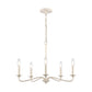 ELK SHOWROOM EC89686/5 Quinn 24'' Wide 5-Light Chandelier - Antique White