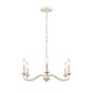 ELK SHOWROOM EC89688/6 Quinn 30'' Wide 6-Light Chandelier - Antique White