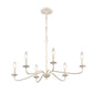 ELK SHOWROOM EC89688/6 Quinn 30'' Wide 6-Light Chandelier - Antique White