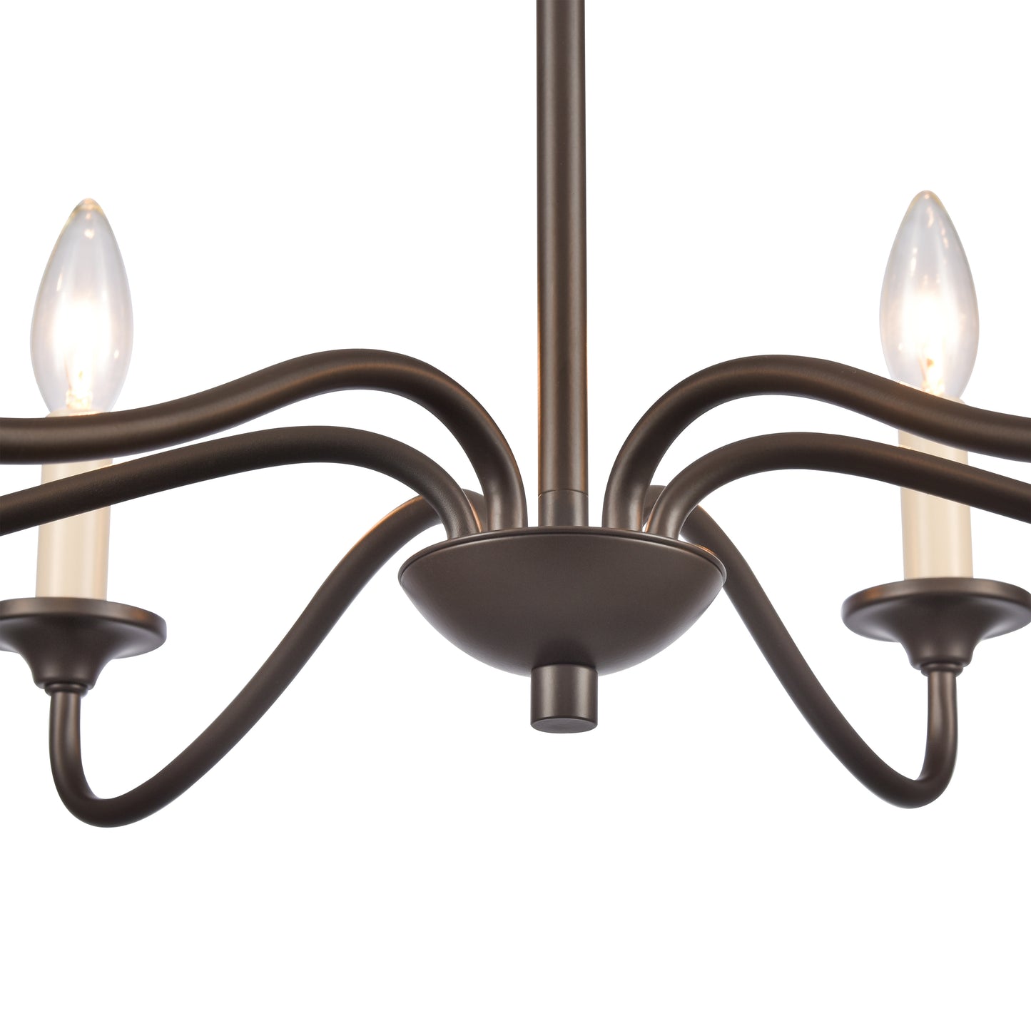 ELK SHOWROOM EC89689/6 Quinn 30'' Wide 6-Light Chandelier - Old Bronze