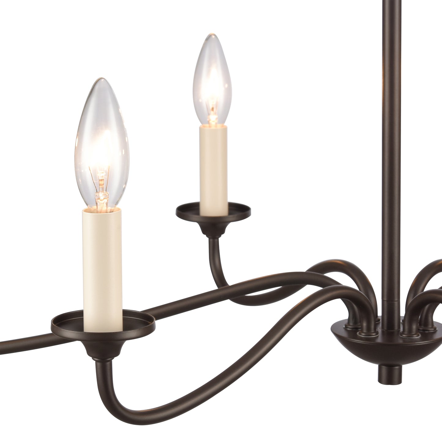 ELK SHOWROOM EC89689/6 Quinn 30'' Wide 6-Light Chandelier - Old Bronze