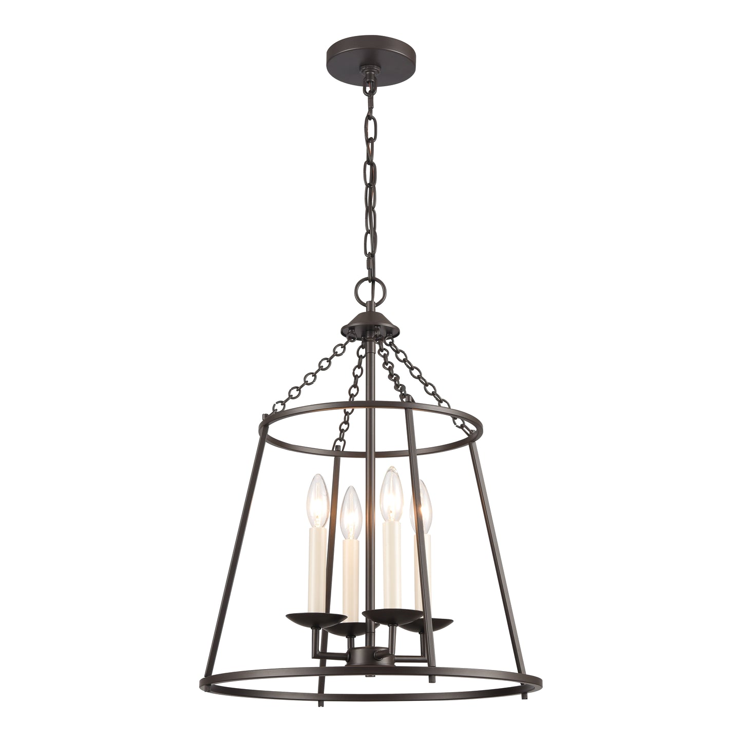 ELK SHOWROOM EC89694/4 Joanie 17.25'' Wide 4-Light Pendant - Old Bronze