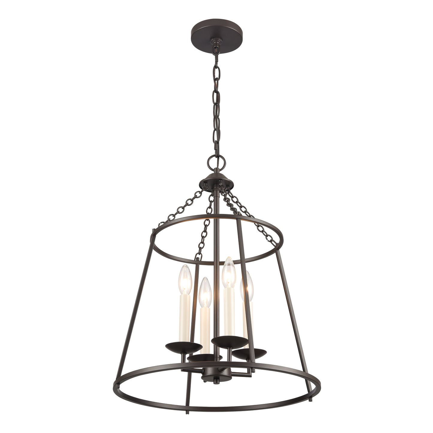 ELK SHOWROOM EC89694/4 Joanie 17.25'' Wide 4-Light Pendant - Old Bronze