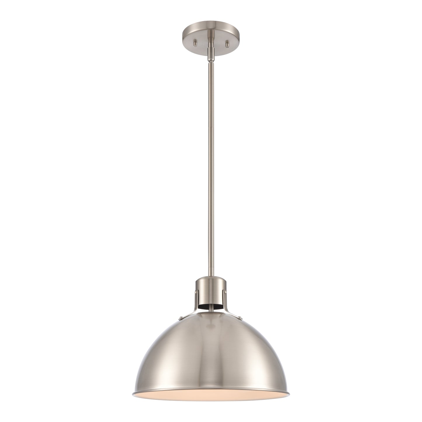 ELK SHOWROOM EC89735/1 Zayne 12'' Wide 1-Light Pendant - Brushed Nickel