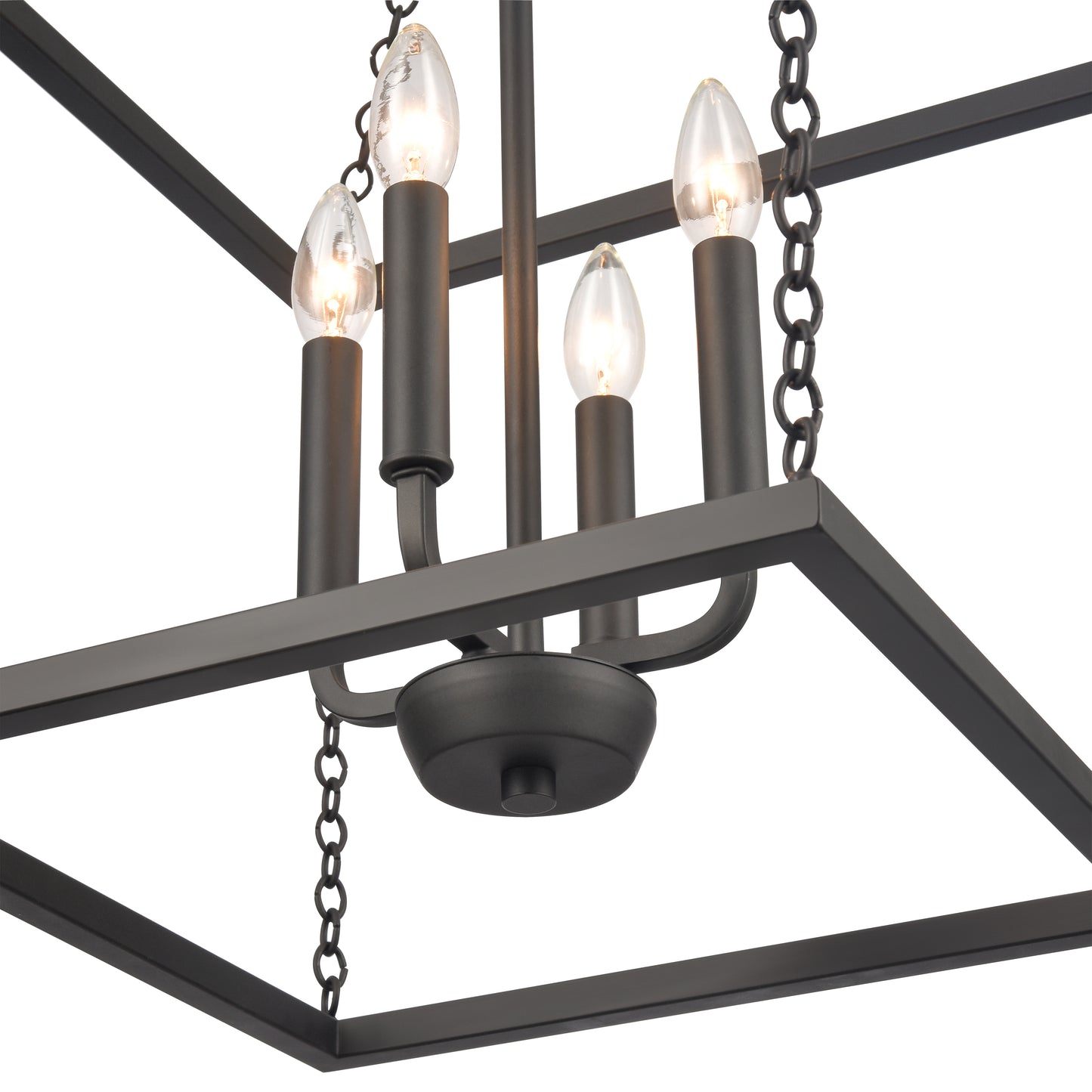 ELK SHOWROOM EC89804/4 Emmett 17'' Wide 4-Light Pendant - Matte Black