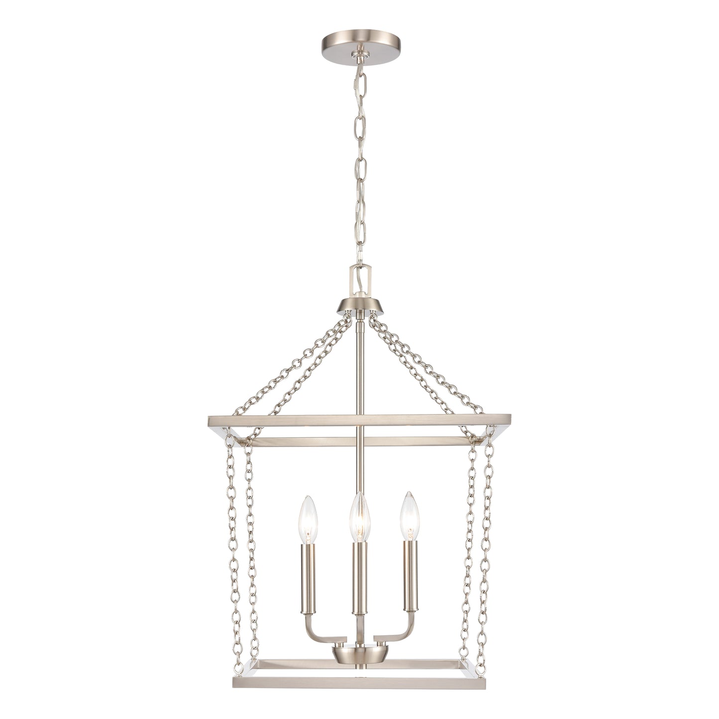 ELK SHOWROOM EC89814/4 Emmett 17'' Wide 4-Light Pendant - Brushed Nickel