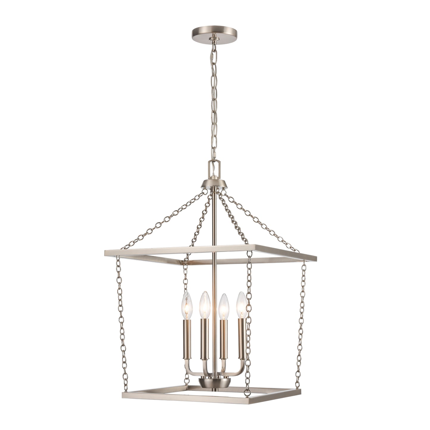 ELK SHOWROOM EC89814/4 Emmett 17'' Wide 4-Light Pendant - Brushed Nickel