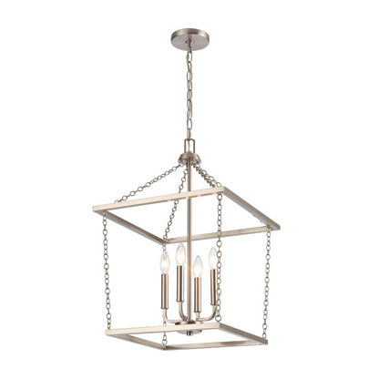 ELK SHOWROOM EC89814/4 Emmett 17'' Wide 4-Light Pendant - Brushed Nickel