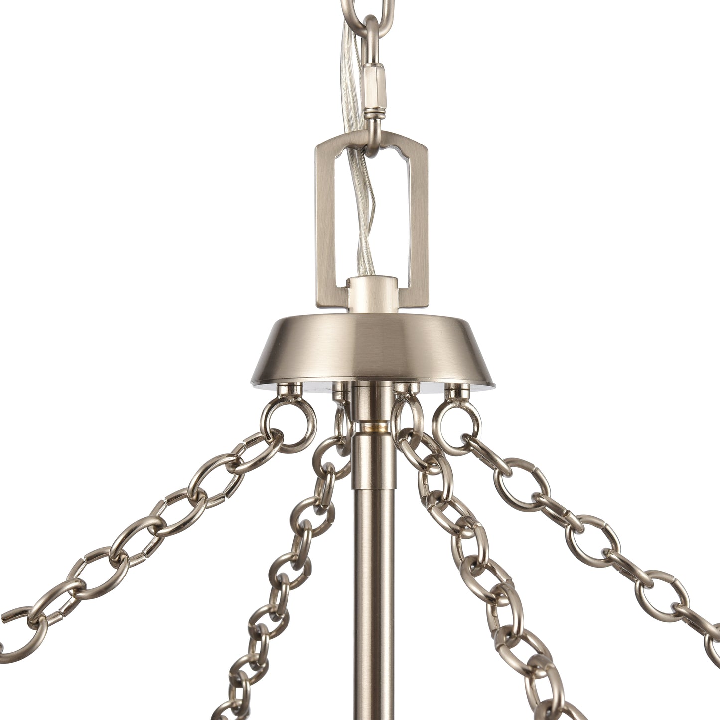 ELK SHOWROOM EC89814/4 Emmett 17'' Wide 4-Light Pendant - Brushed Nickel