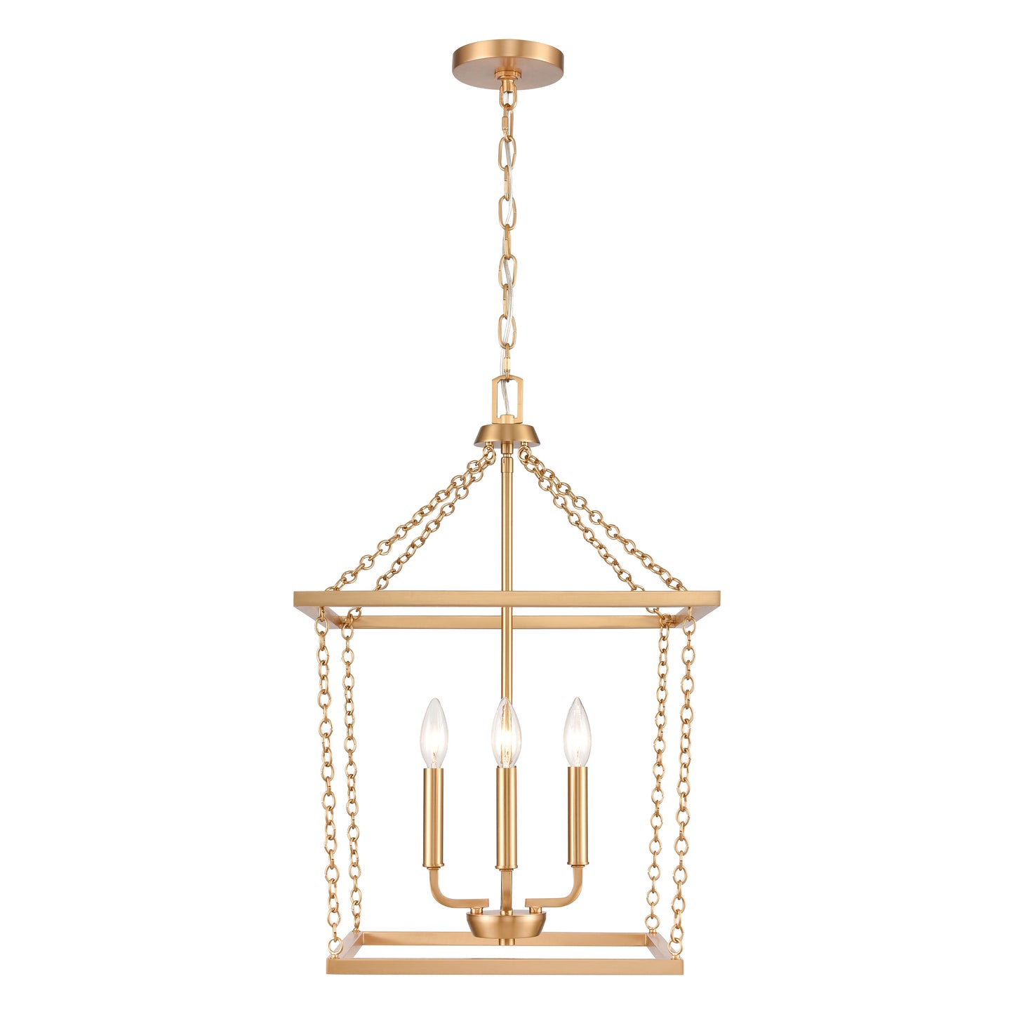 ELK SHOWROOM EC89824/4 Emmett 17'' Wide 4-Light Pendant - Brushed Gold