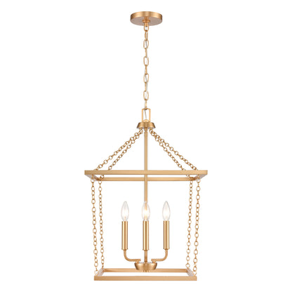 ELK SHOWROOM EC89824/4 Emmett 17'' Wide 4-Light Pendant - Brushed Gold