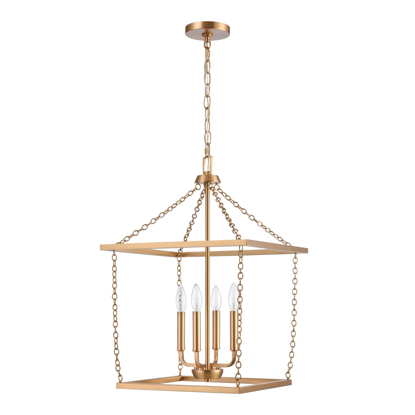 ELK SHOWROOM EC89824/4 Emmett 17'' Wide 4-Light Pendant - Brushed Gold