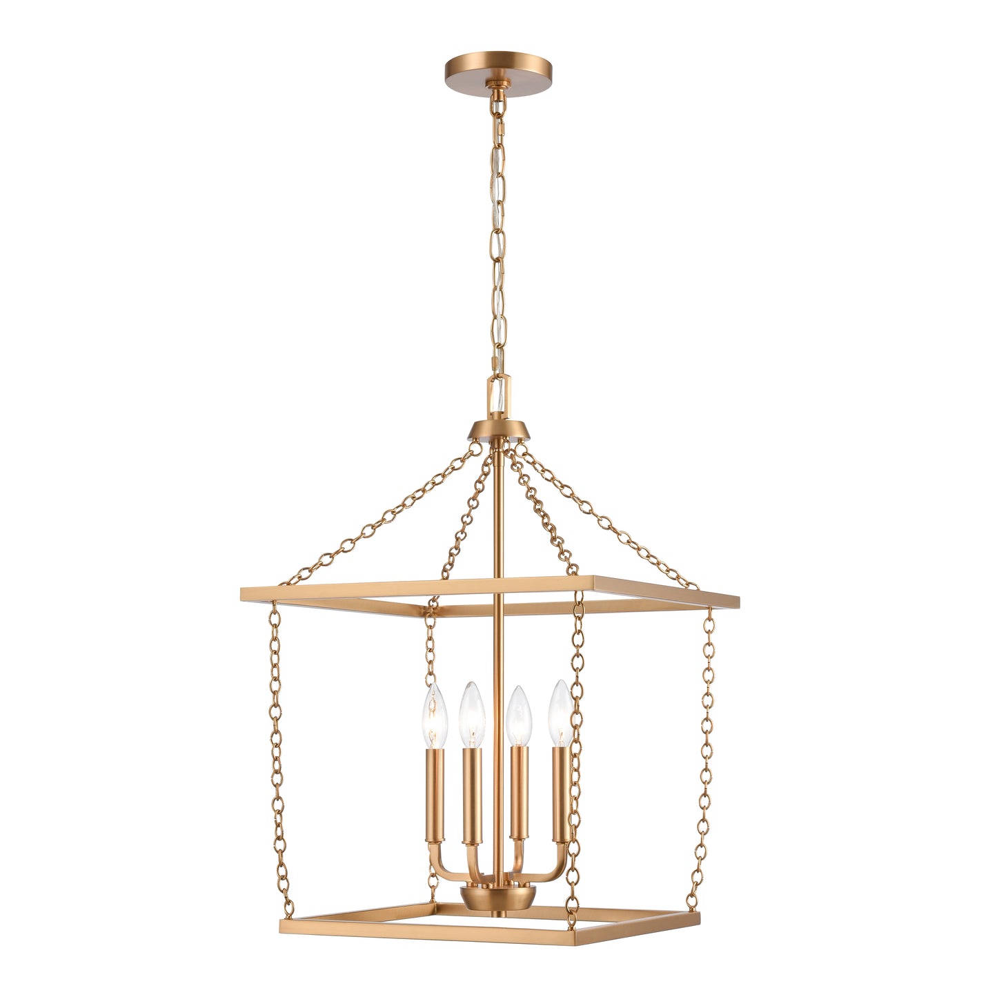 ELK SHOWROOM EC89824/4 Emmett 17'' Wide 4-Light Pendant - Brushed Gold