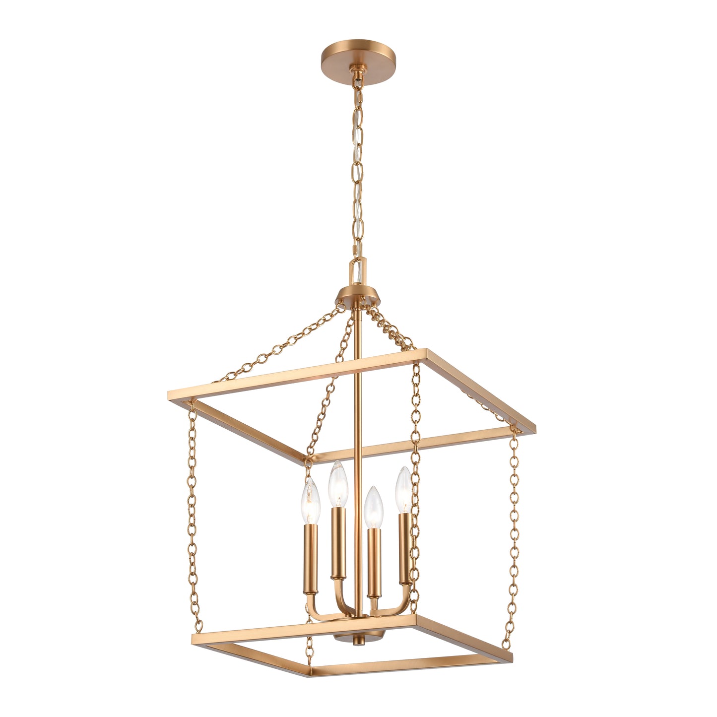 ELK SHOWROOM EC89824/4 Emmett 17'' Wide 4-Light Pendant - Brushed Gold