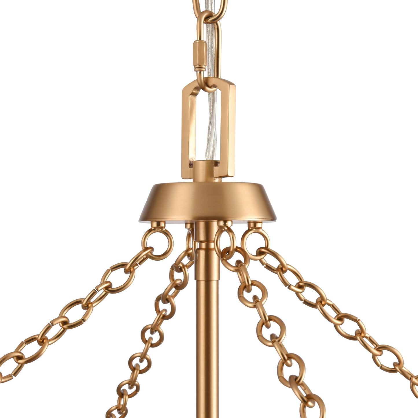 ELK SHOWROOM EC89824/4 Emmett 17'' Wide 4-Light Pendant - Brushed Gold