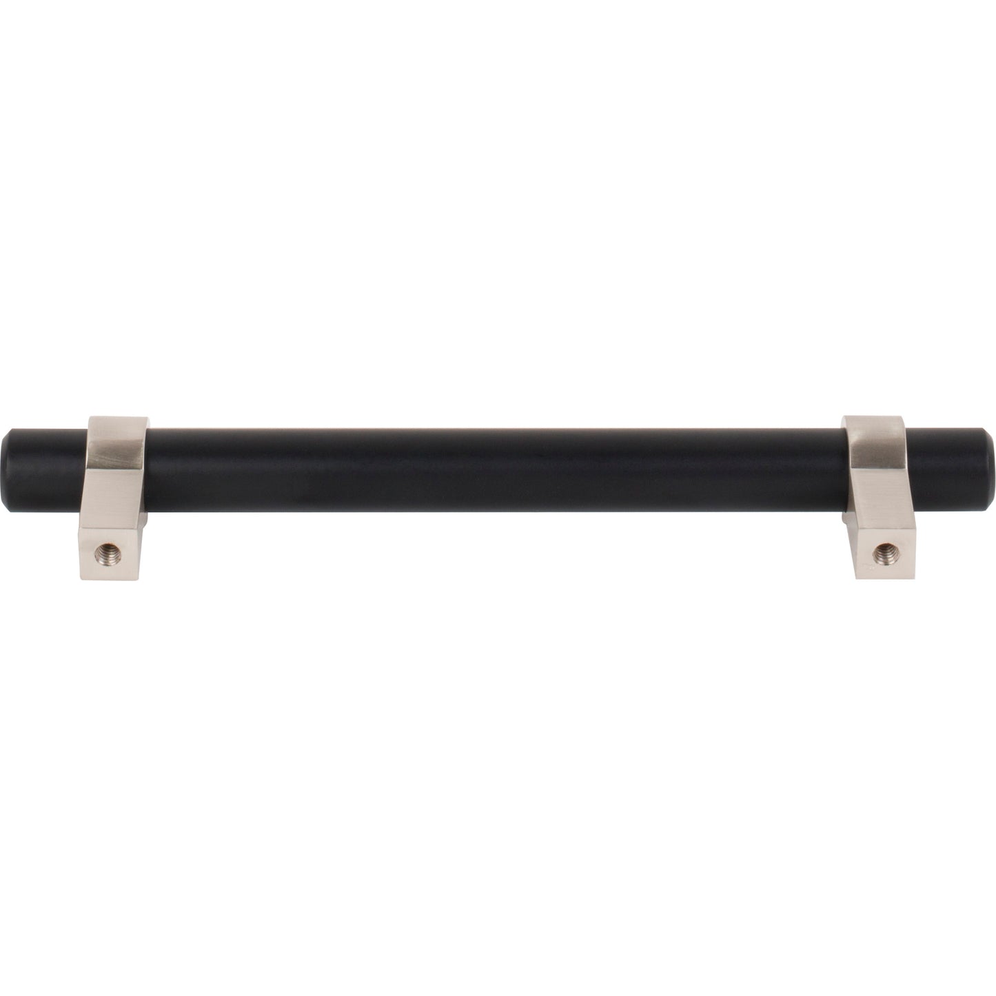 JEFFREY ALEXANDER 5128MBSN Key Grande 128 mm Center-to-Center Bar Pull - Matte Black w/Satin Nickel