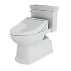TOTO MW9643084CEFG#01 Washlet+ Soiree Elongated 1.28 Gpf Universal Height Toilet With C5 Bidet Seat - Cotton White