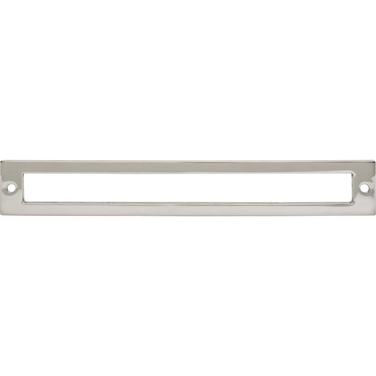 TOP KNOBS TK927PN Hollin Pull Backplate - Polished Nickel