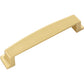 JEFFREY ALEXANDER 141-128BG Renzo 128 mm Center-to-Center Cup/Bin Pull - Brushed Gold