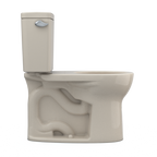 TOTO CST775CSFG#03 Drake Two-Piece Round 1.6 Gpf Universal Height Tornado Flush Toilet With Cefiontect - Bone