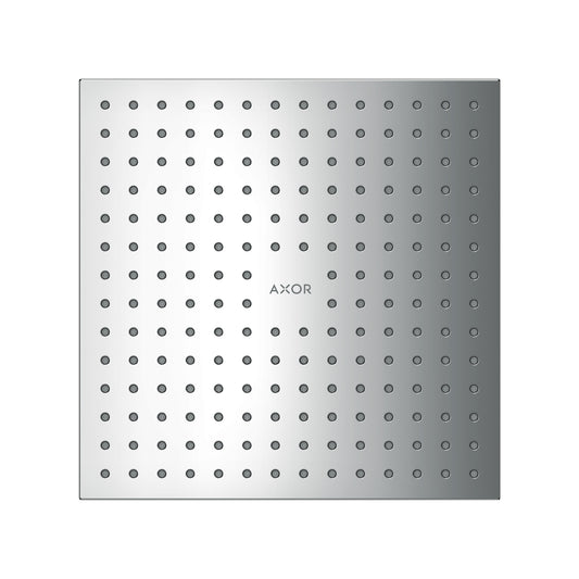 AXOR 35313001 ShowerSolutions Showerhead 250 Square 2-Jet, 2.5 GPM - Chrome