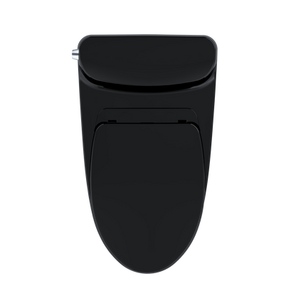 TOTO MS642124CEF#51 Nexus One-Piece Elongated 1.28 Gpf Universal Height Toilet With Ss124 Softclose Seat - Ebony