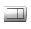 TOTO YT820#CP Rectangular Convex Push Plate For Select Duofit In-Wall Tank System - Polished Chrome